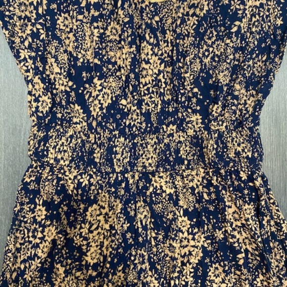 Poupette St. Barth Donna Fringe Trimmed Long Jumpsuit In Navy Dream Size L NWT - Picture 7 of 11